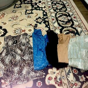 Womens express brand lot of body suits and tops size small mostly new
